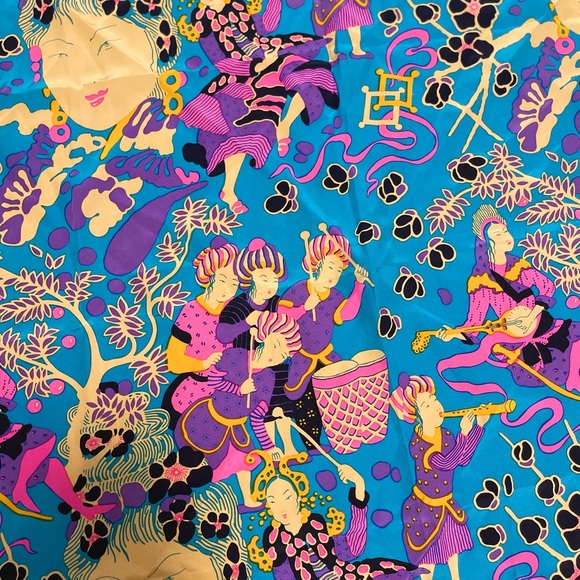 Vintage $390 DIANE FREIS Silk Scarf - Picture 3 of 4